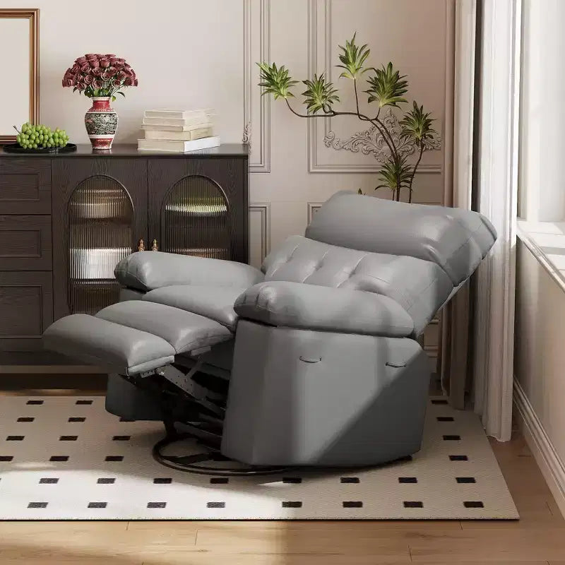 Fauteuil inclinable surdimensionné, fauteuil inclinable manuel avec rembourrage éponge 1,5X