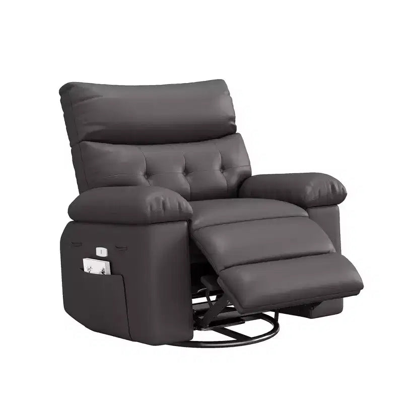 Fauteuil inclinable surdimensionné, fauteuil inclinable manuel avec rembourrage éponge 1,5X