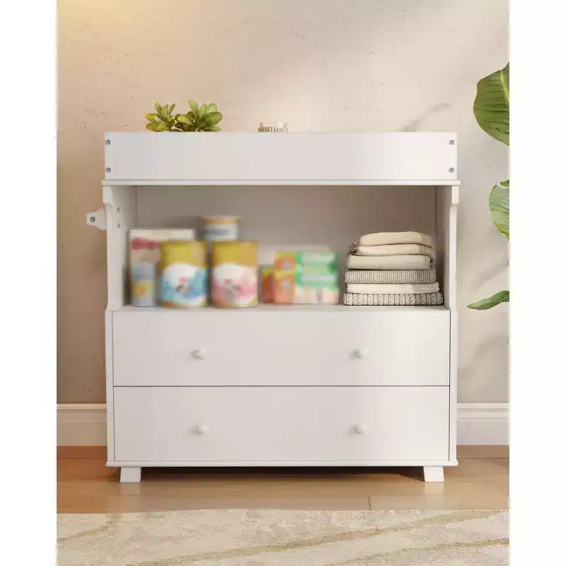 Commode à langer pour bébé, table à langer moderne en bois