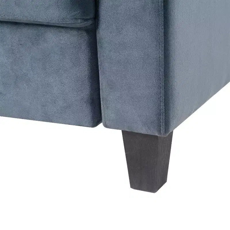 Canapé simple rembourré en velours Fauteuil d'appoint moderne