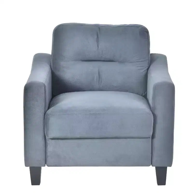 Canapé simple rembourré en velours Fauteuil d'appoint moderne