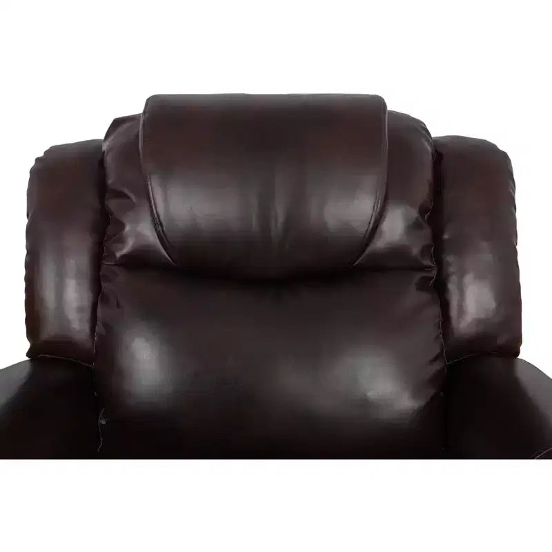 Fauteuil inclinable, fauteuil relax en cuir respirant avec dossier réglable