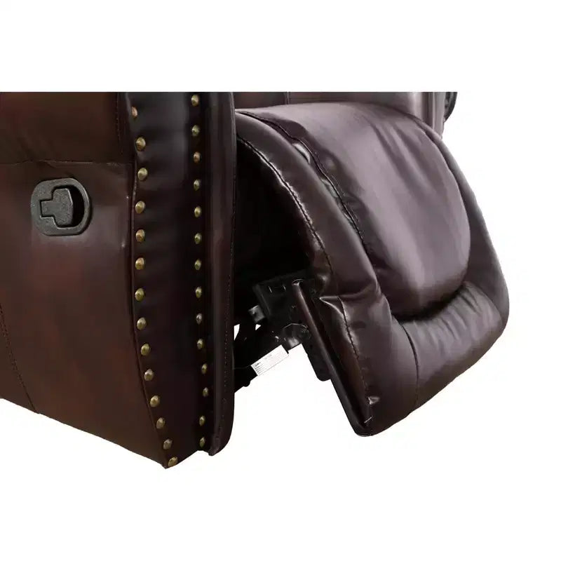 Fauteuil inclinable, fauteuil relax en cuir respirant avec dossier réglable