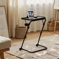 Plateau de télévision pliable et réglable avec 4 hauteurs et 3 angles d'inclinaison
