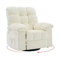 Rocking Recliner Chair, 360 Swivel Rocker, Lazy Boy Recliner Single Sofa, Extra Wide Manual Recliners, Chenille Upholstery Overstuffed Soft