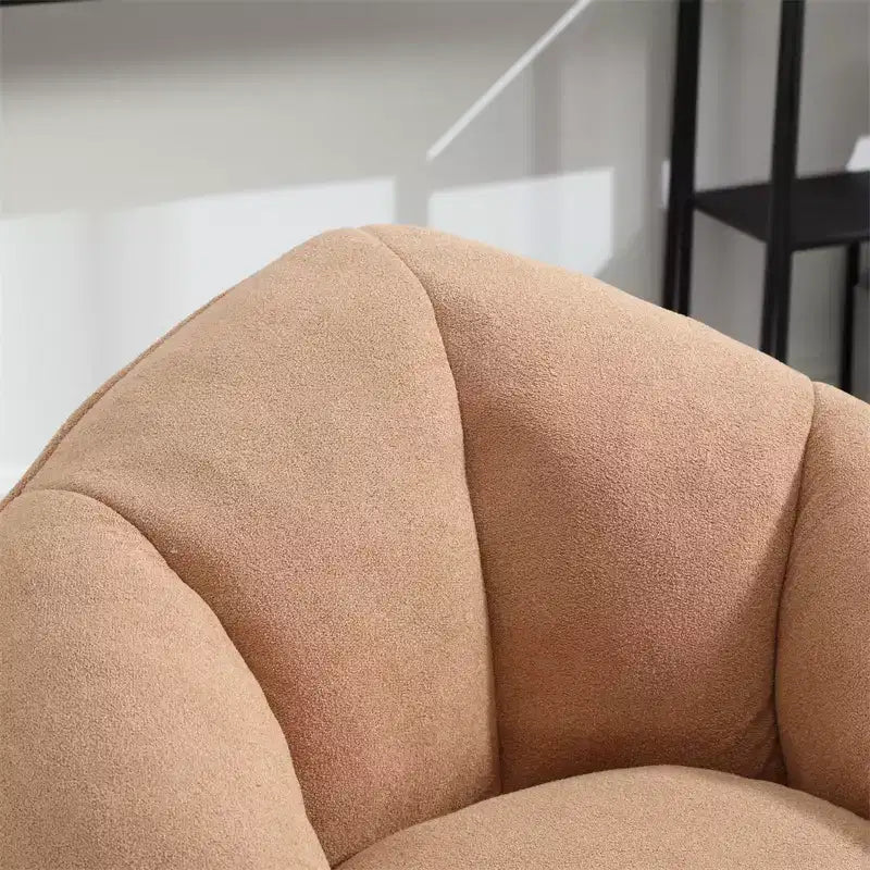 Pouf Géant, Fauteuils Poires en Mousse Haute Densité avec Repose-Pieds