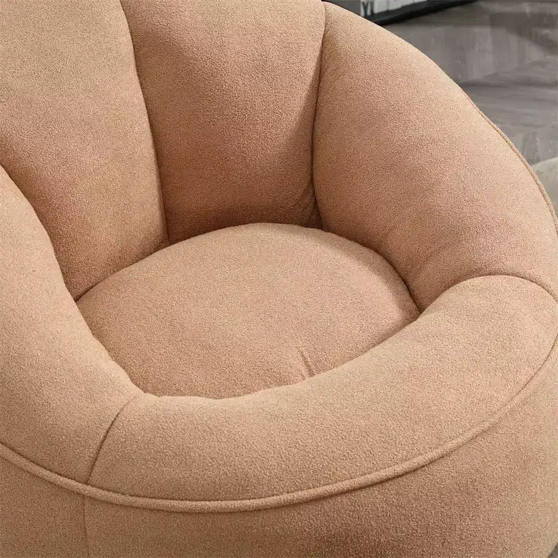 Pouf Géant, Fauteuils Poires en Mousse Haute Densité avec Repose-Pieds
