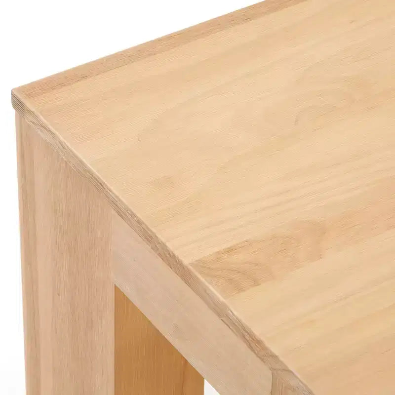 Table basse rectangulaire moderne avec étagère inférieure