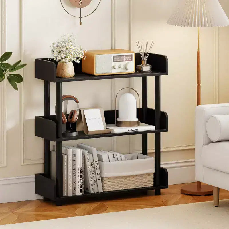 Étagère à 3 niveaux avec kit anti-basculement, style industriel
