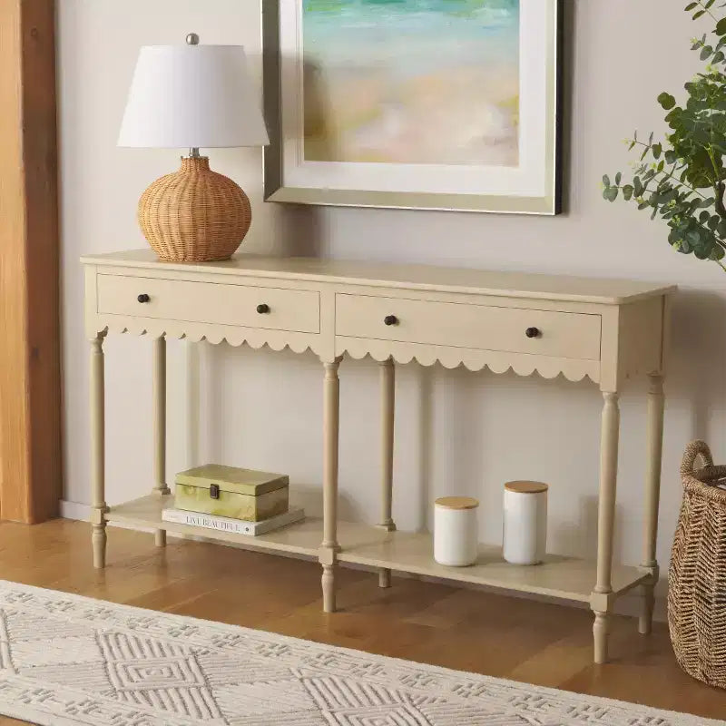 Console avec étagère ouverte