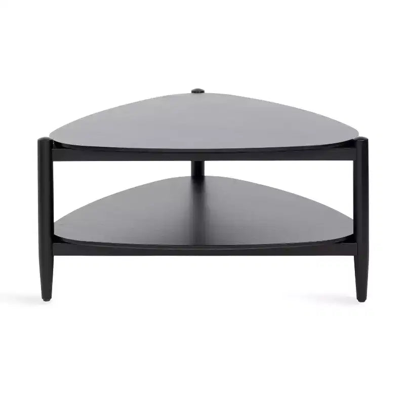 Table basse en bois, 32x31x17, Noir