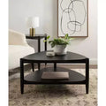 Table basse en bois, 32x31x17, Noir