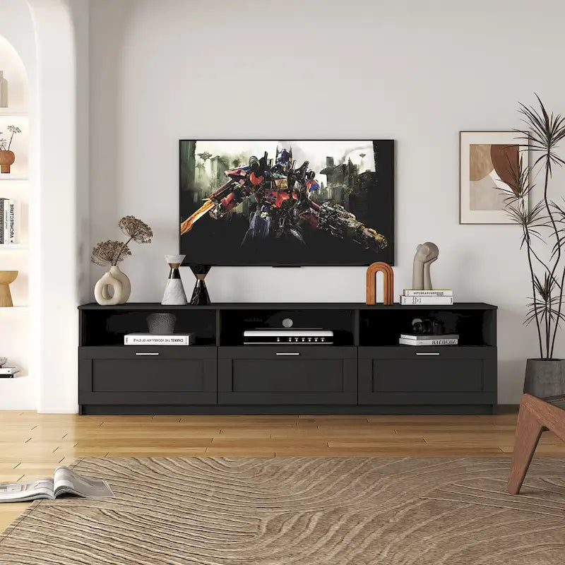 70.87 TV Stand with 3 Storage Spaces & 3 Drawers
