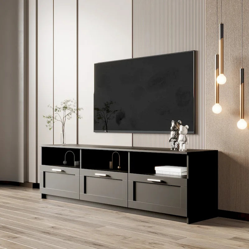 70.87 TV Stand with 3 Storage Spaces & 3 Drawers