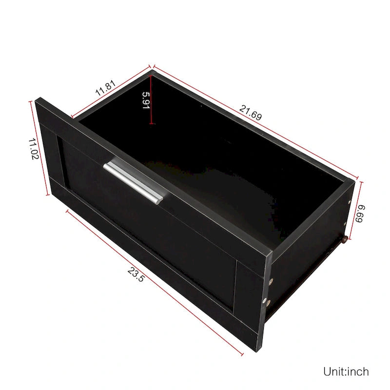 70.87 TV Stand with 3 Storage Spaces & 3 Drawers