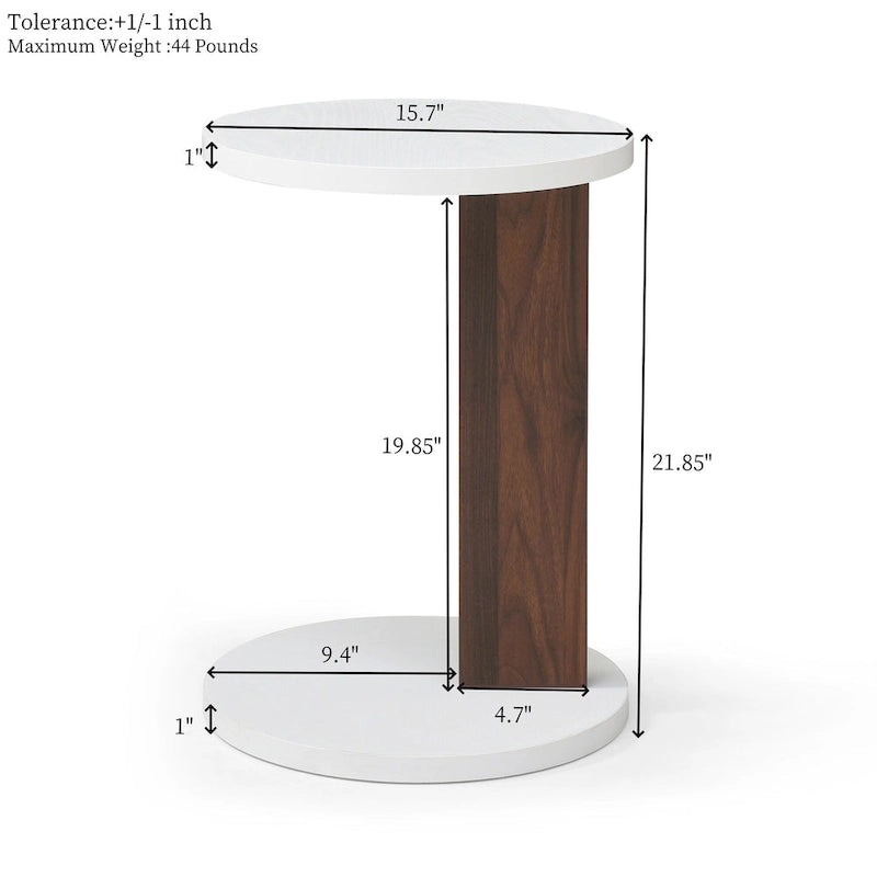 2 Set Coffee table,Rotating Table with 2 Drawers,High wood 2-Tier Center Table with Storage,Square Table with Swivel Tabletop