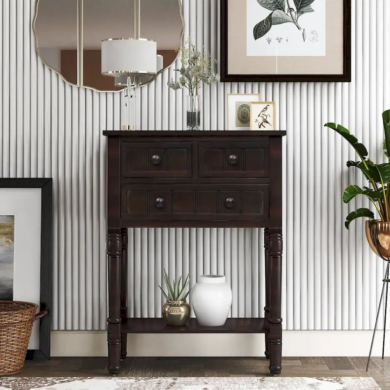Narrow Console Table Slim Sofa Table