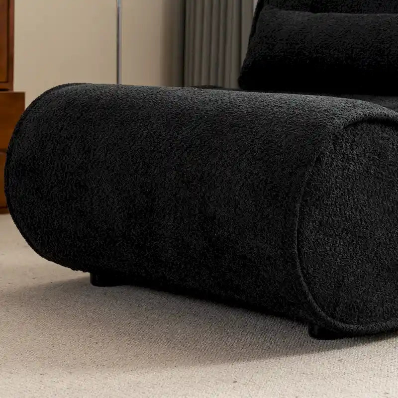 GDFStudio - Amelia Timeless Fabric Recliner with Ergonomic Design and Matching Pillows