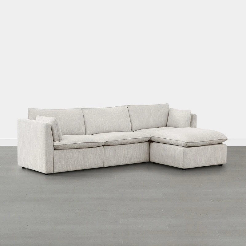 Cypress L-shape Sectional Couches Modular Sofa with Ottoman