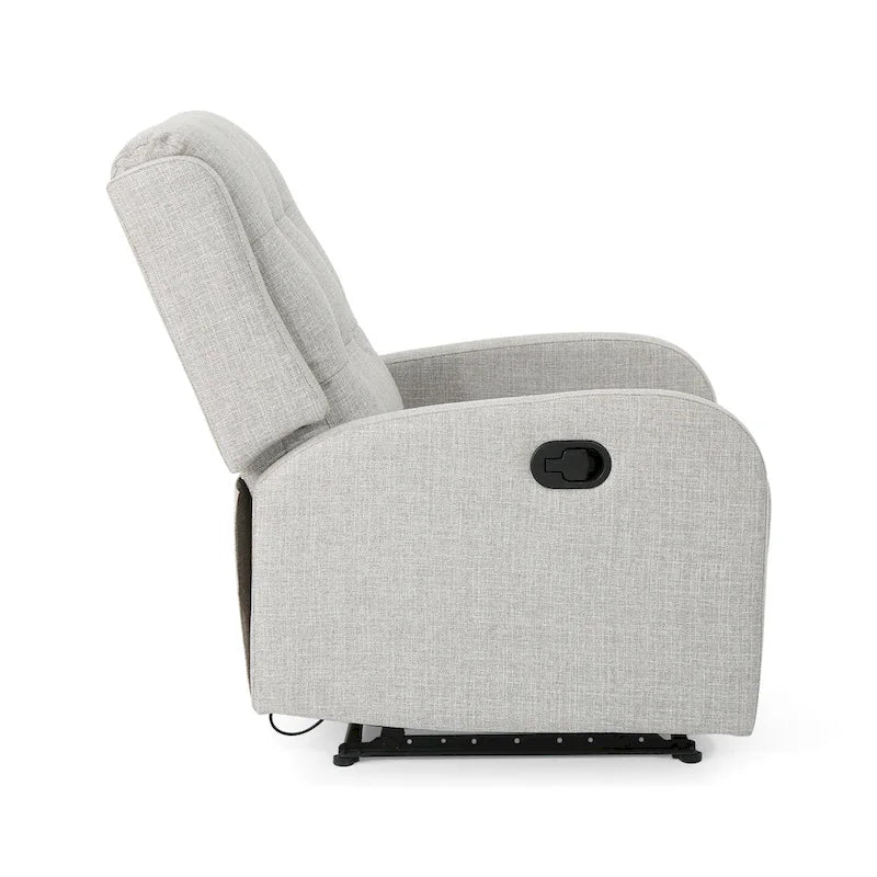 Roomfitters 24.75 Wide Manual Standard Recliner, Cozy Recliner for Living Room, Bedroom, Beige