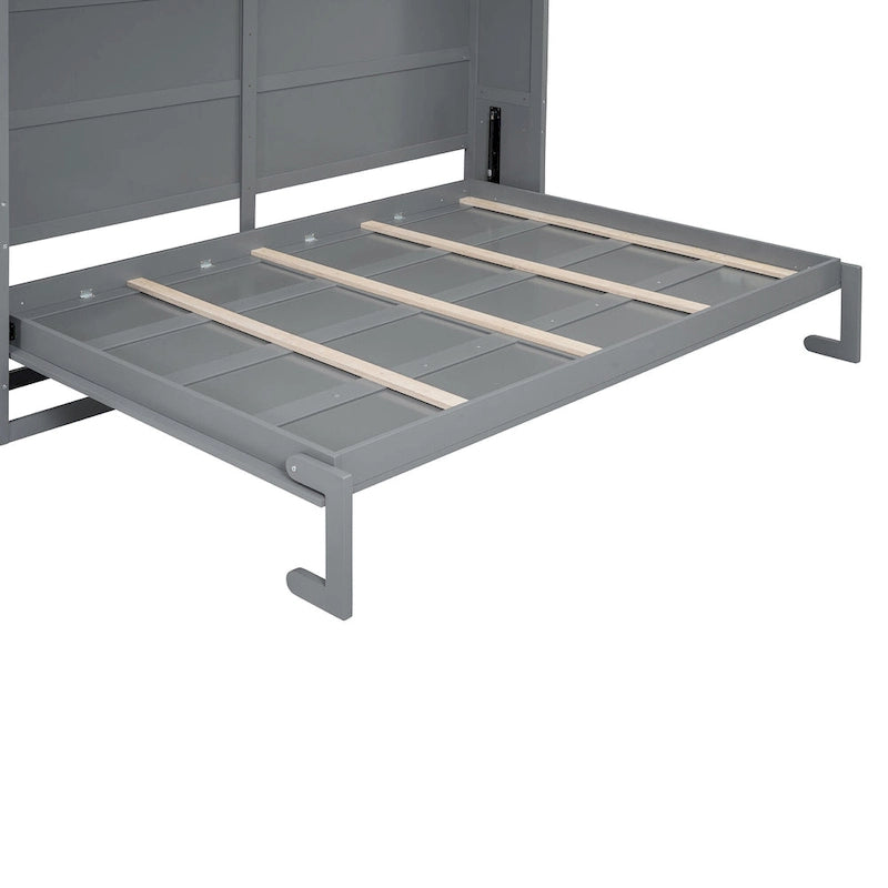 Queen Smart Murphy Bed with Wardrobe & Storage, Customizable System