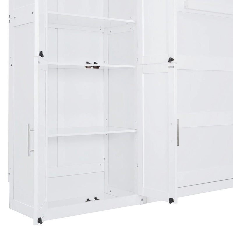Queen Smart Murphy Bed with Wardrobe & Storage, Customizable System