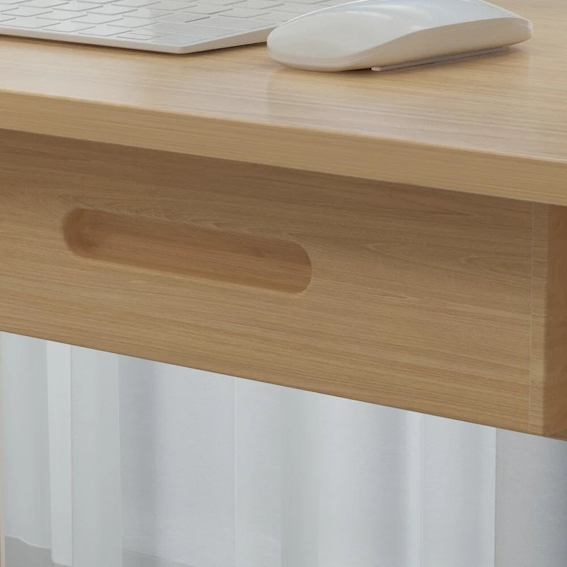Kerrogee 39.4 Wood Computer Desk with 2 Drawers - 4 Colors