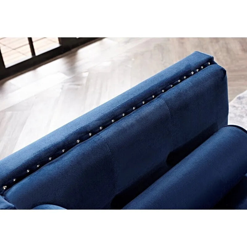 Kittleson 83 Velvet Square Arm Sofa