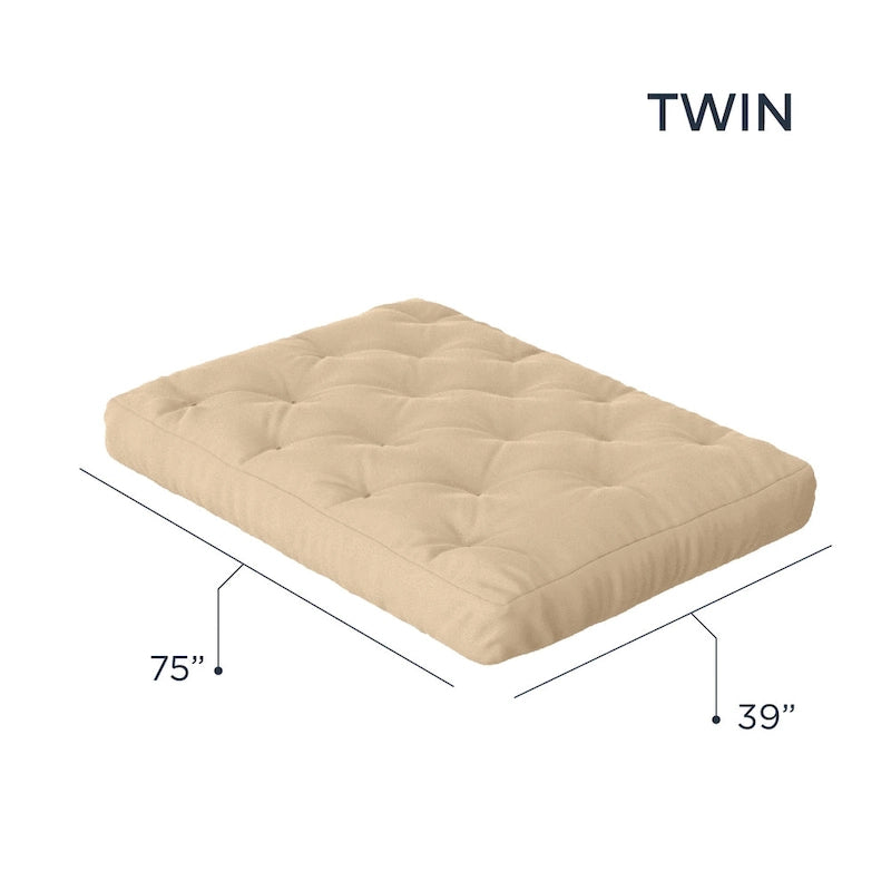 Loosh Home 10 Gel Memory Foam Twin Size Futon Mattress