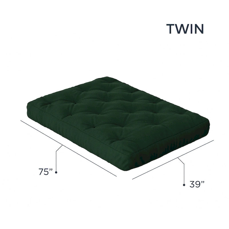 Loosh Home 10 Gel Memory Foam Twin Size Futon Mattress
