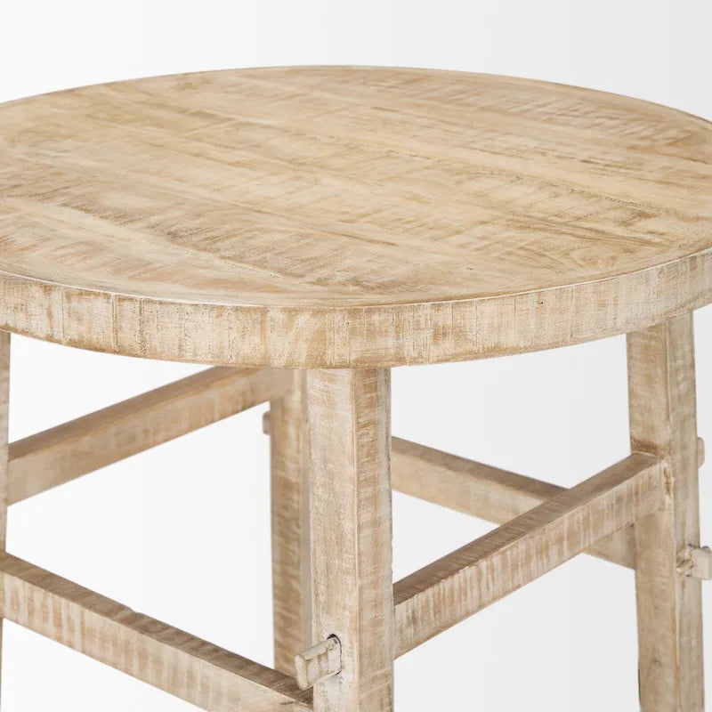 Rosie Small Blonde Wood End Table