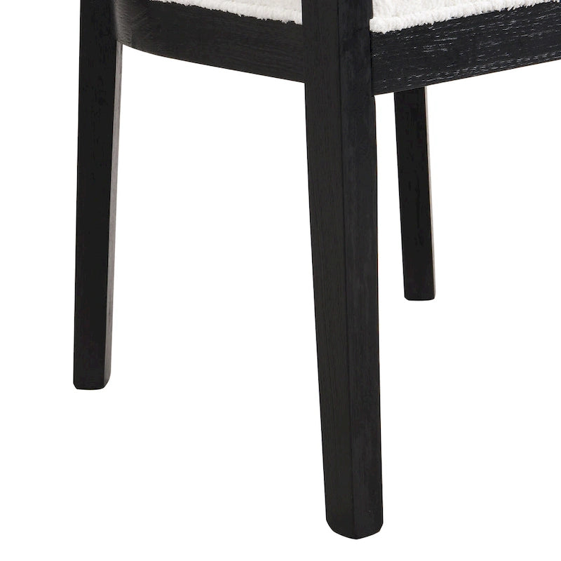Ladieu Fabric and Wood Tub Dining Chairs Set of 2by Christopher Knight Home