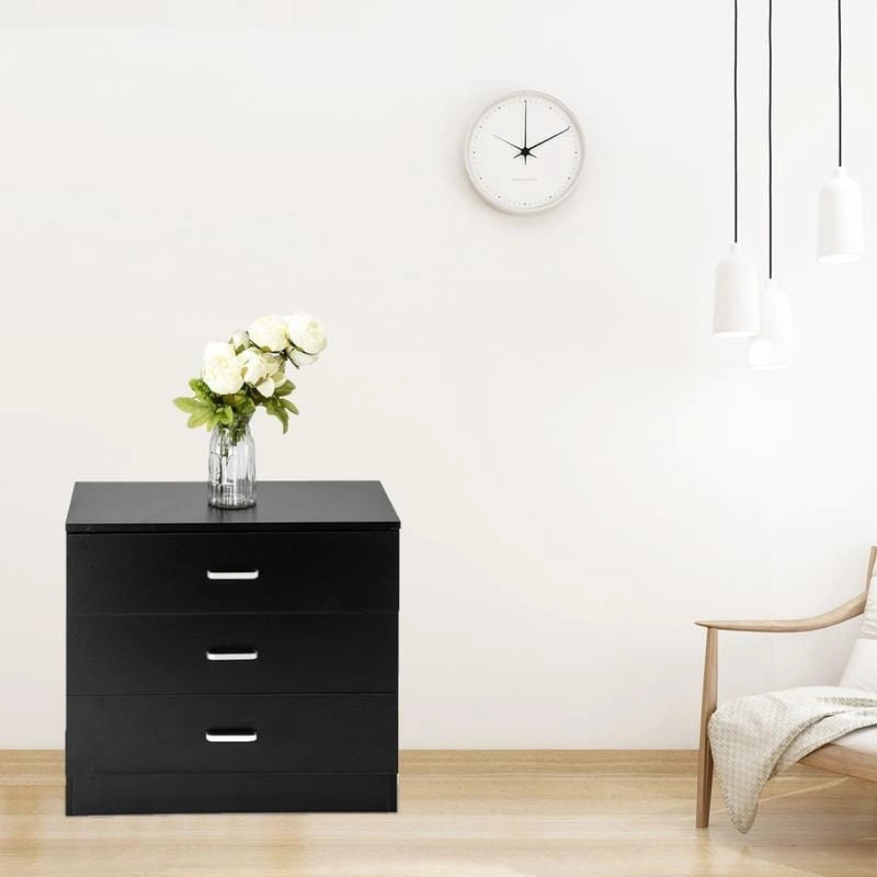 3/4 Drawers Dresser Wood Chest Cabinet