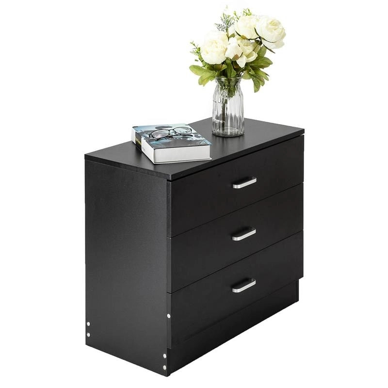 3/4 Drawers Dresser Wood Chest Cabinet