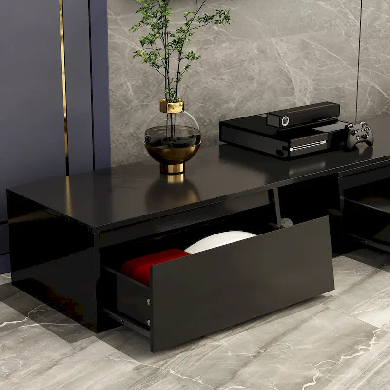 TV Stand Modern Extendable TV Stand in Stretch for TVs up to 120
