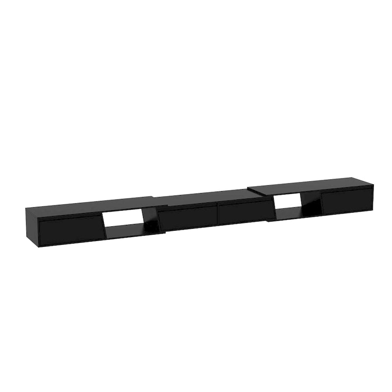 TV Stand Modern Extendable TV Stand in Stretch for TVs up to 120