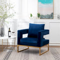 Roundhill Furniture Lenola Contemporary Upholstered Accent Armchair
