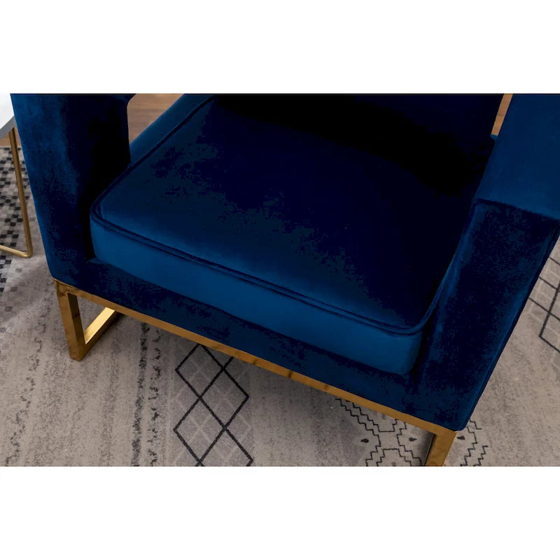 Roundhill Furniture Lenola Contemporary Upholstered Accent Armchair