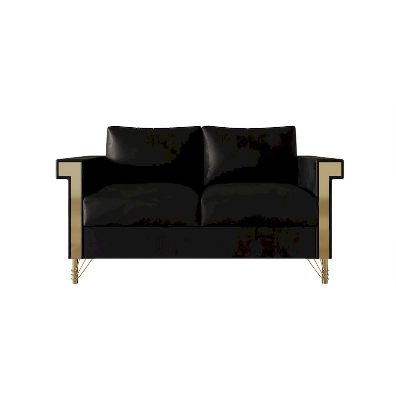 CraftPorch Luxurious Velvet Upholstered Loveseat