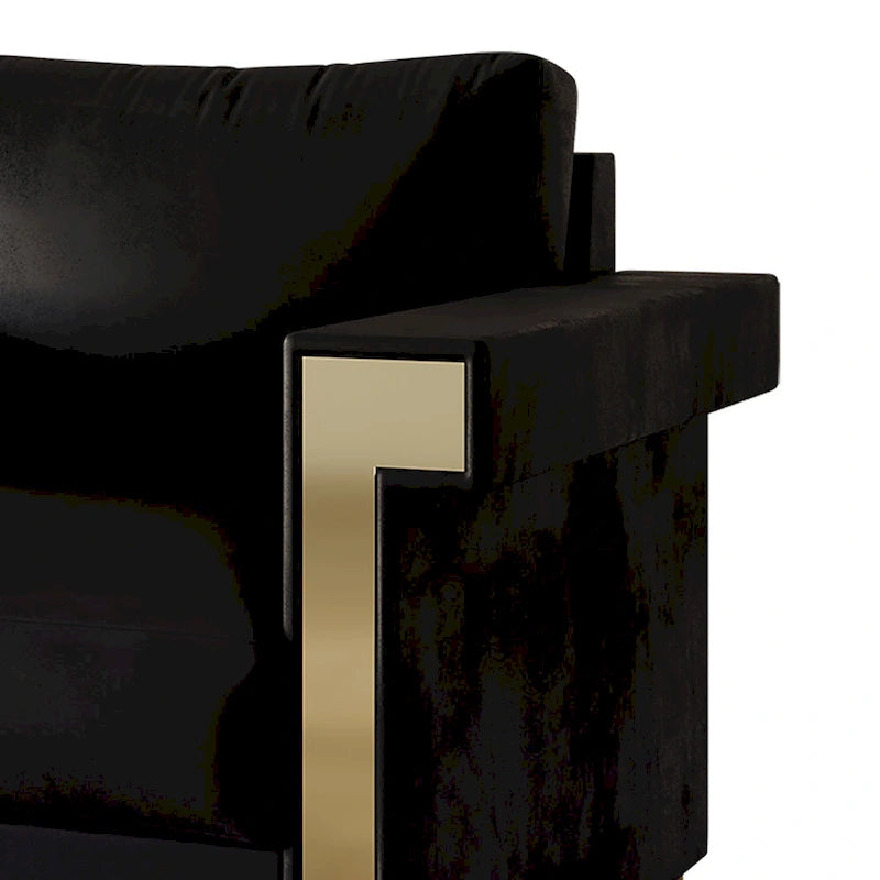 CraftPorch Luxurious Velvet Upholstered Loveseat
