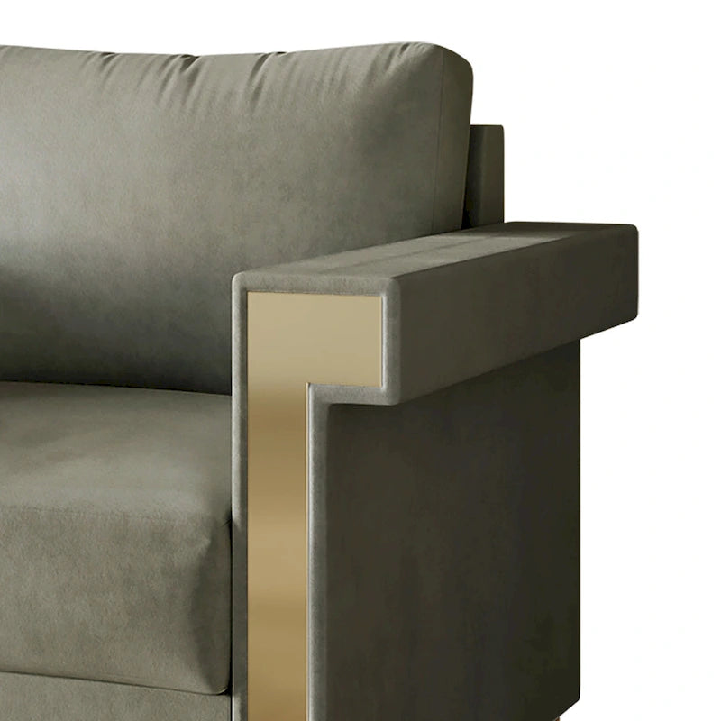 CraftPorch Luxurious Velvet Upholstered Loveseat