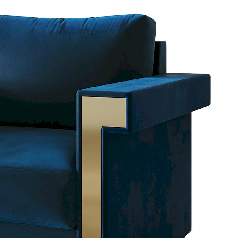CraftPorch Luxurious Velvet Upholstered Loveseat