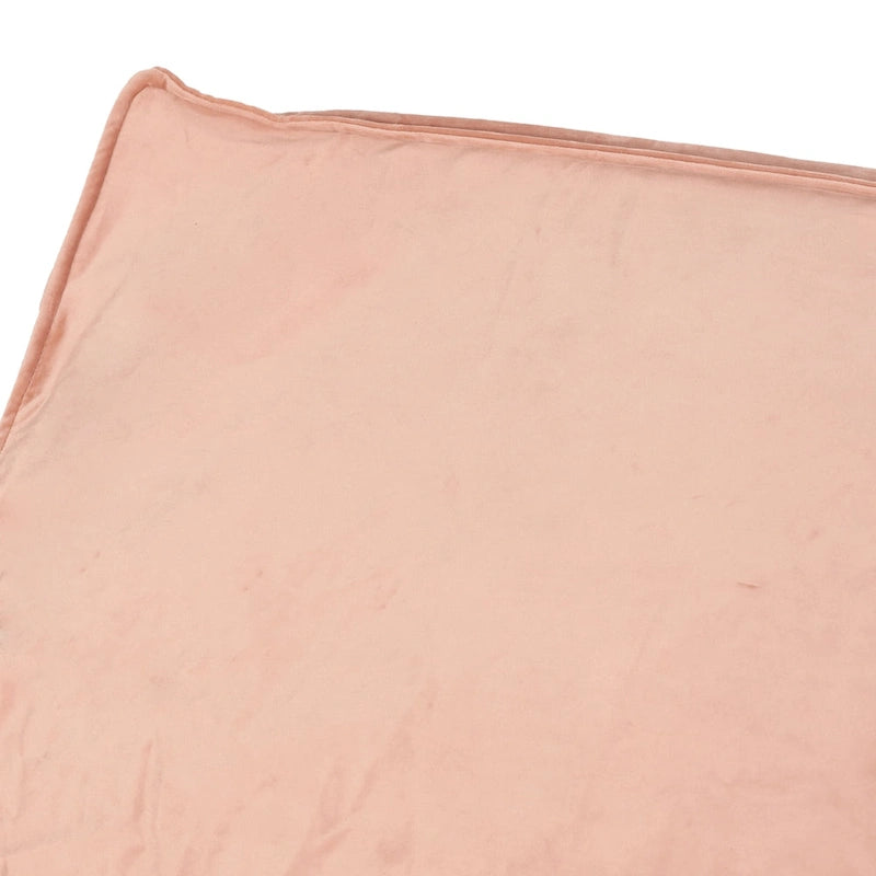Loubar Velveteen Oversized Bean Bag Chair with Armrests by Christopher Knight Home