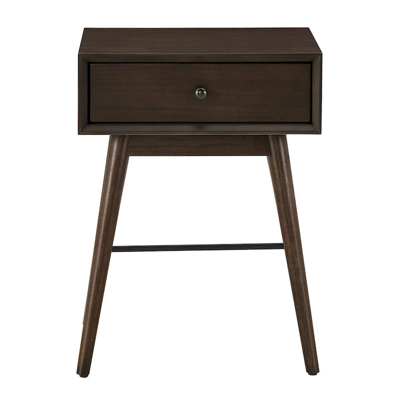 Aksel Wood 1-drawer End Table by iNSPIRE Q Modern