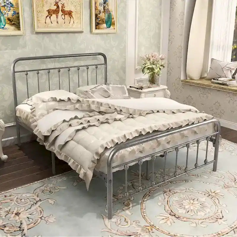 Victorian Vintage Style Metal Bed Frame