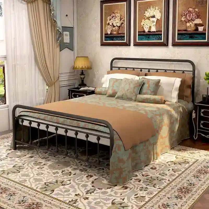 Victorian Vintage Style Metal Bed Frame