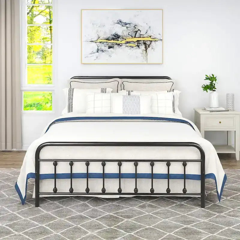 Victorian Vintage Style Metal Bed Frame