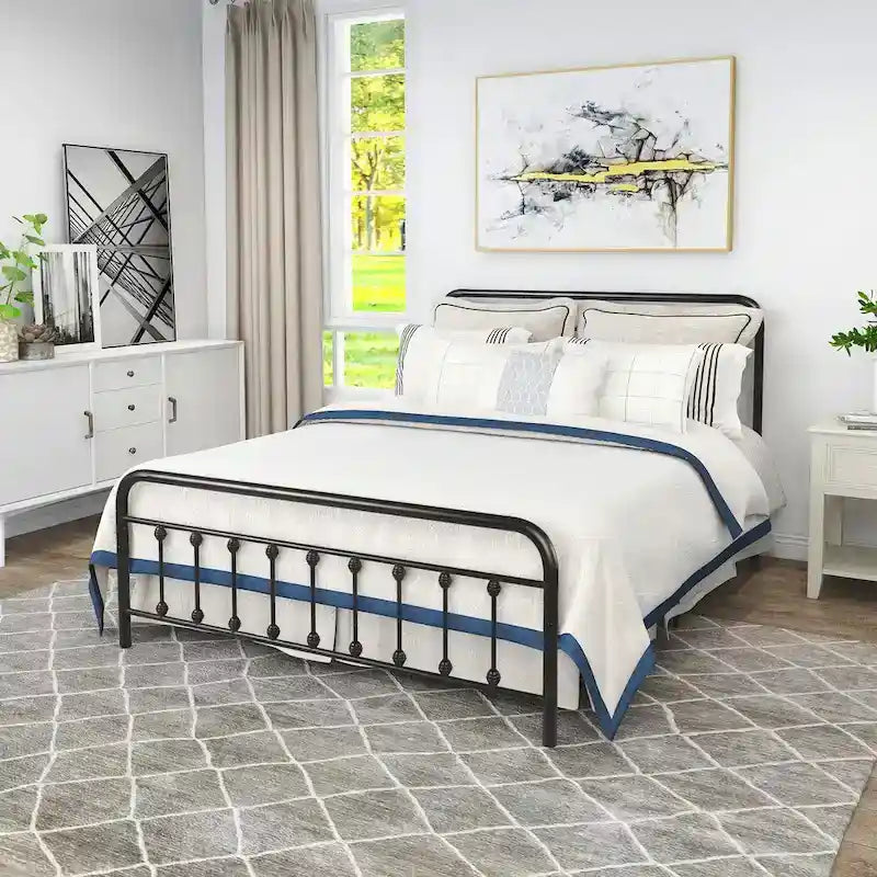 Victorian Vintage Style Metal Bed Frame