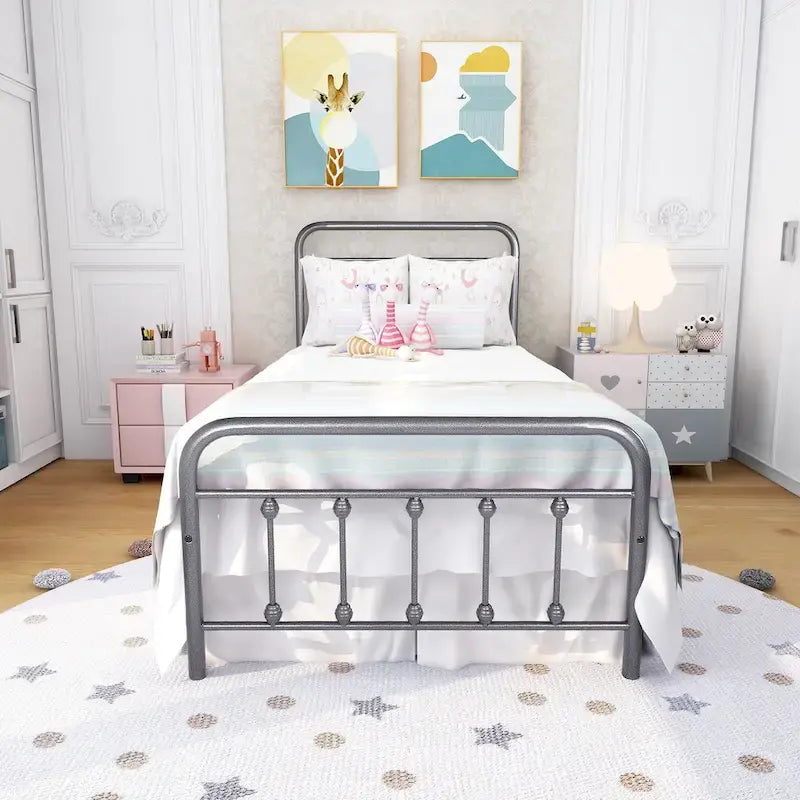 Victorian Vintage Style Metal Bed Frame