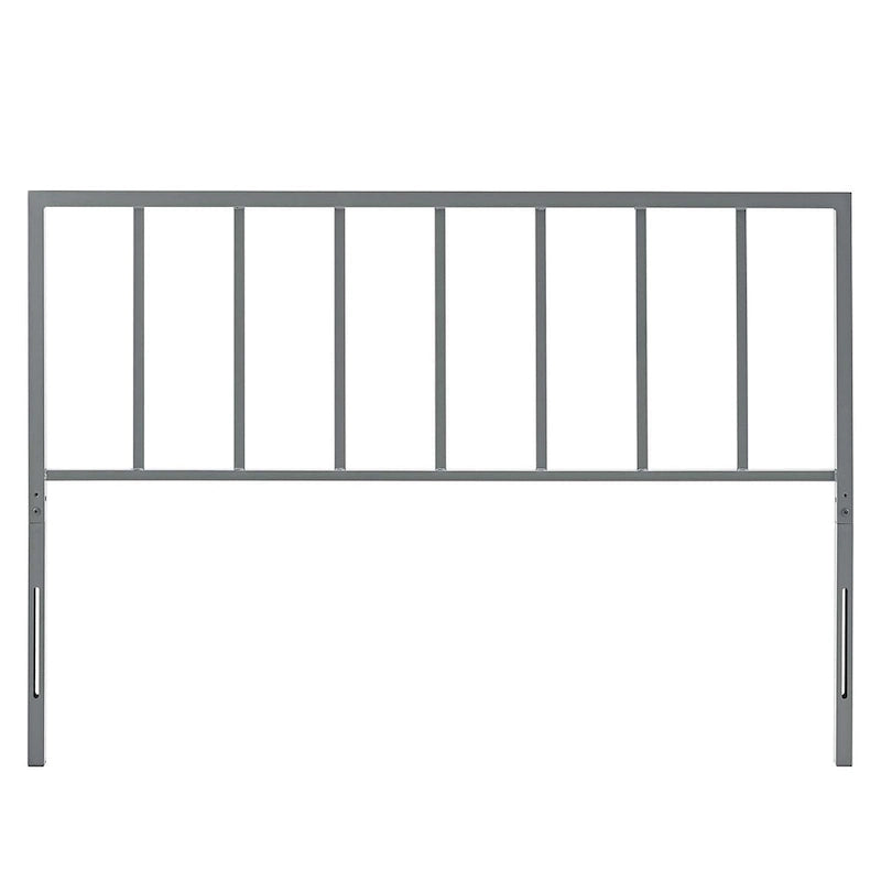 Kenvil Classic King Size Grey Metal Headboard